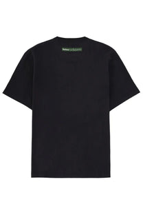 Barbour men’s cotton blue shirt featuring paul smith black t-shirt with minimalist design and subtle neckline tag