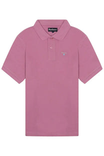 Barbour men’s soft pink polo shirt with classic collar and subtle embroidered logo on the chest