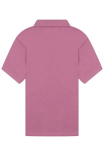 Barbour men’s polo blue solid pink short-sleeved polo shirt with classic collar and neatly stitched seams
