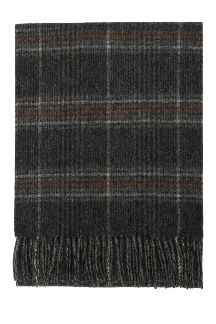 Barbour Men's Reversible Scarf Marsden Grey, view 2