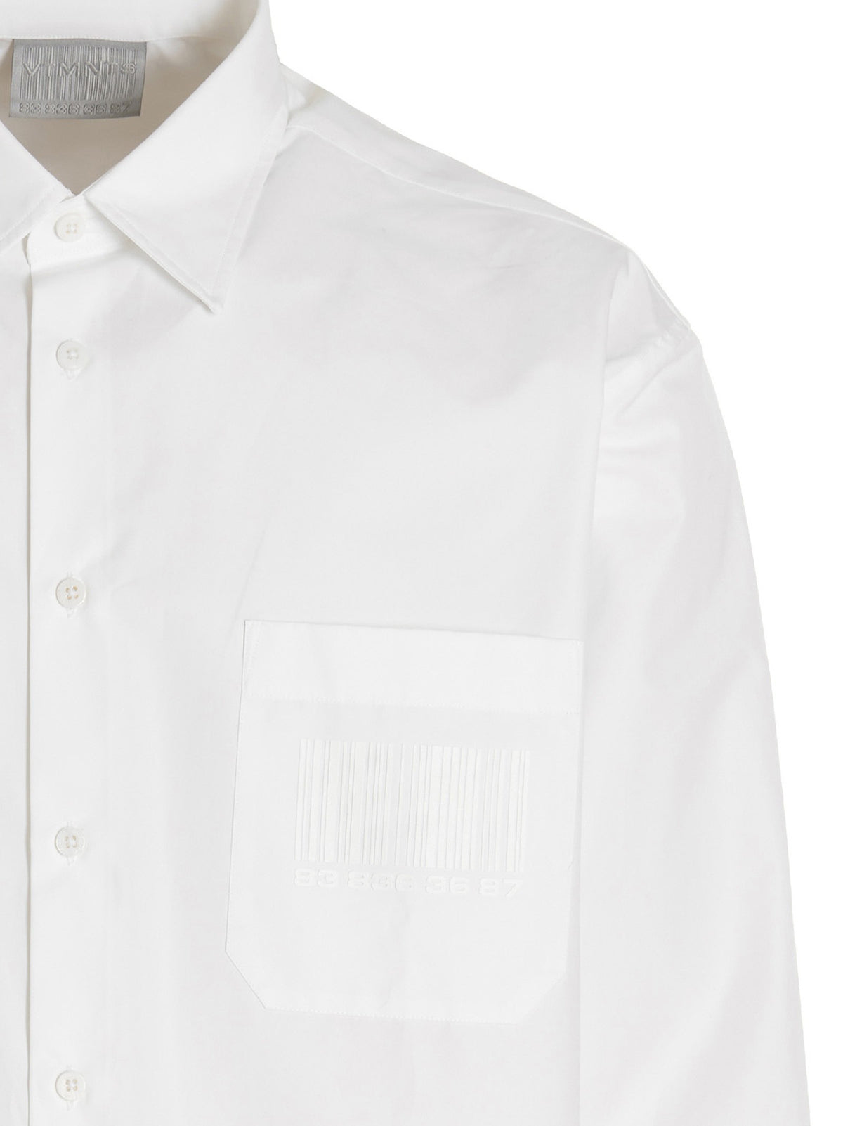 VTMNTS Barcode Shirt White