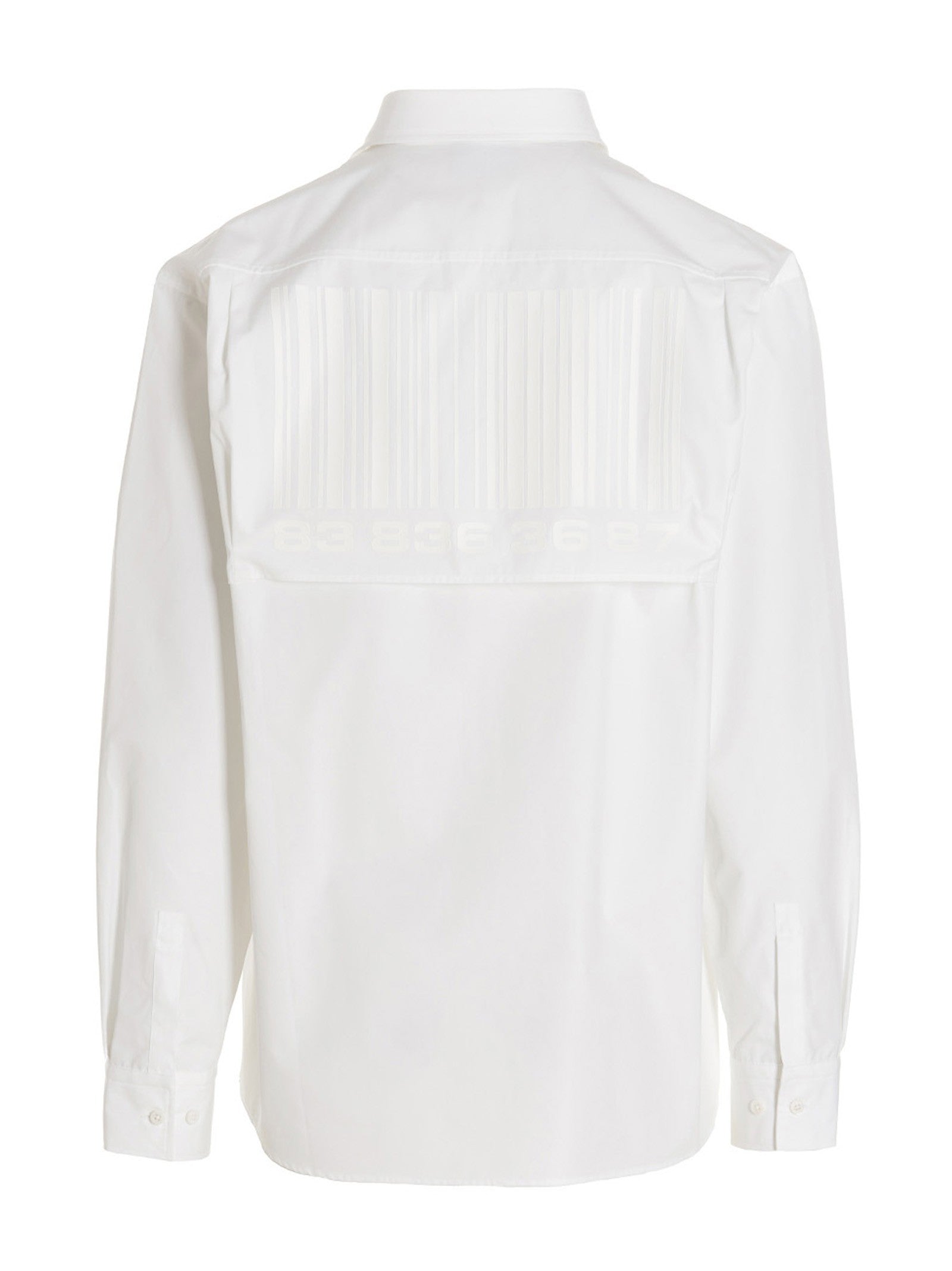 Vtmnts Barcode Shirt White