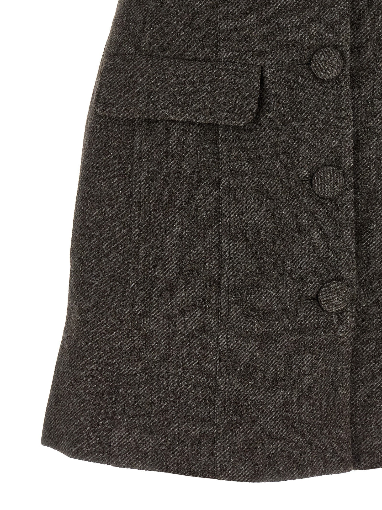 self-portrait Bardot Neckline Dress Brown