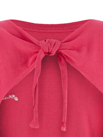 Ganni Bare Back Sweater Pink