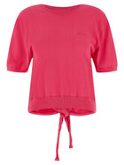 Ganni Bare Back Sweater Pink