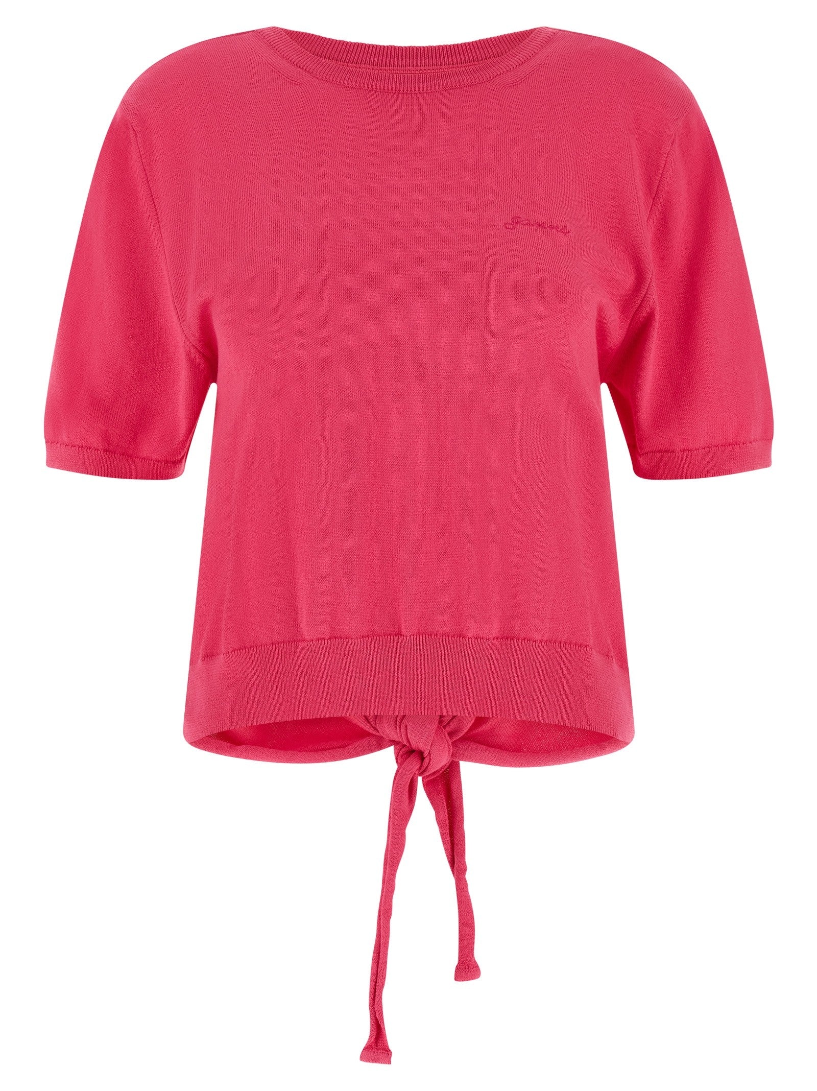 Ganni Bare Back Sweater Pink