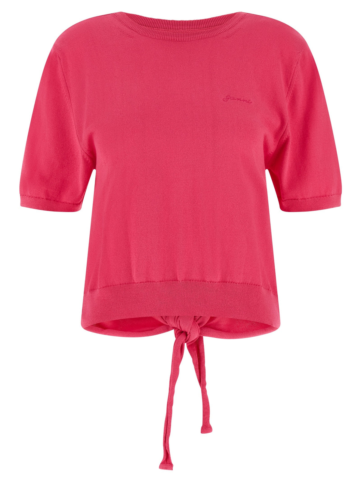 Ganni Bare Back Sweater Pink