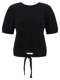 Ganni Bare Back Sweater Black