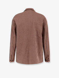 Hevo Men's Bari Cotton Blend Shirt Jacket Beige Hevo