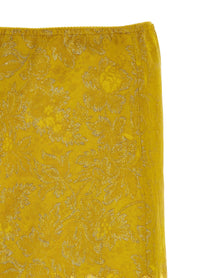 Saint Laurent Barocca Skirt Yellow