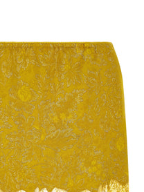 Saint Laurent Barocca Skirt Yellow