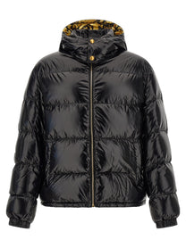 Versace Barocco Down Jacket Black