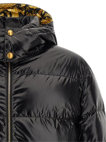 Versace Barocco Down Jacket Black, view 4