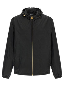 Versace Barocco Jacquard Windbreaker Black