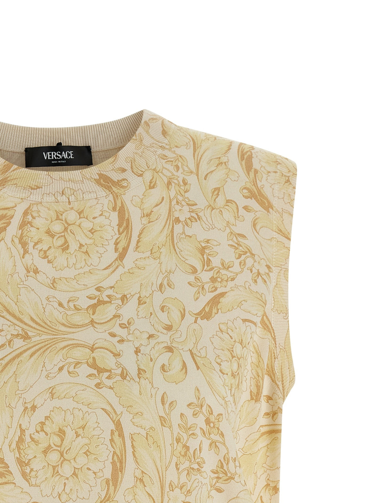 Versace Barocco Vest Yellow, view 3