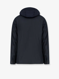 MooRER Men's Barolo Jacket in Water Repellent Fabric Blue