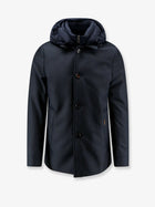 MooRER Men's Barolo Jacket in Water Repellent Fabric Blue