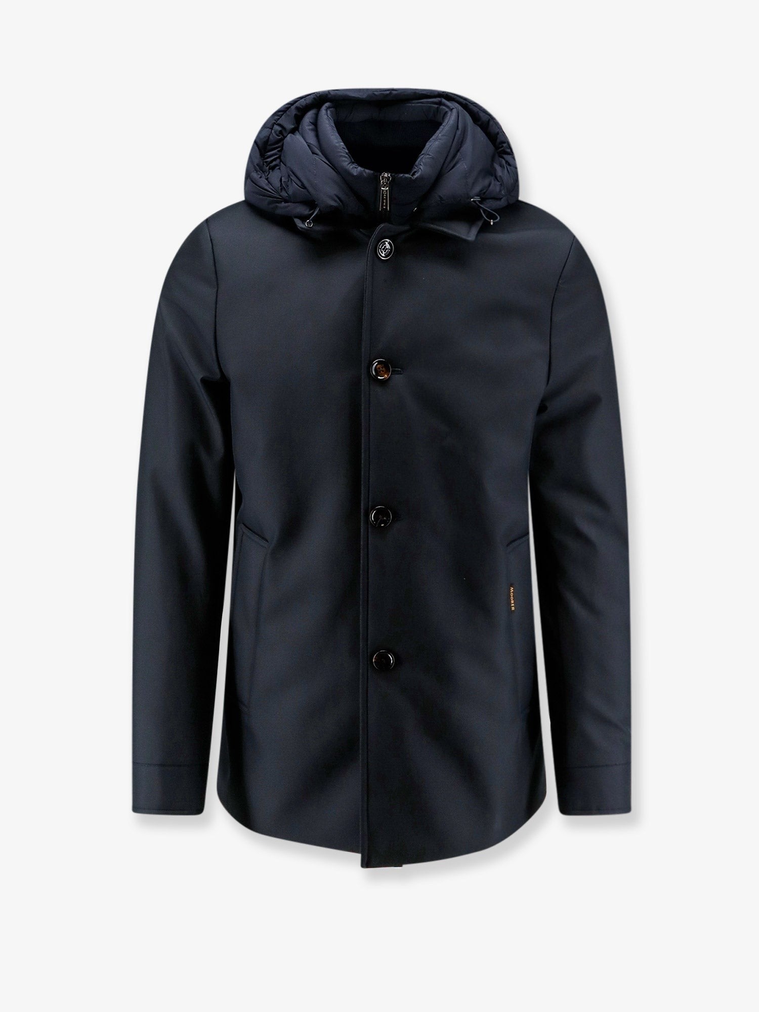 MooRER Men's Barolo Jacket in Water Repellent Fabric Blue