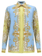 Versace Women's Baroque Print Shirt Multicolor