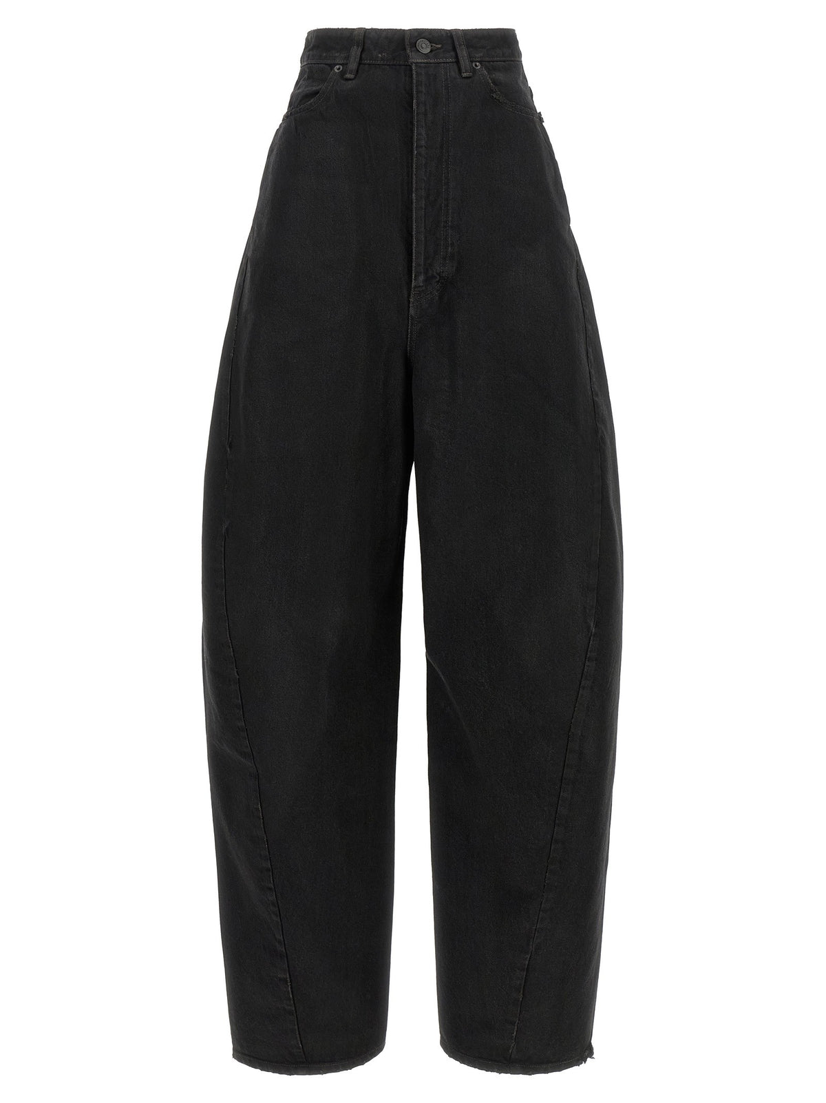 Balenciaga Barrel Leg Jeans Black