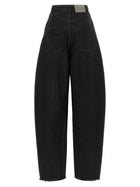 Balenciaga Barrel Leg Jeans Black, view 2