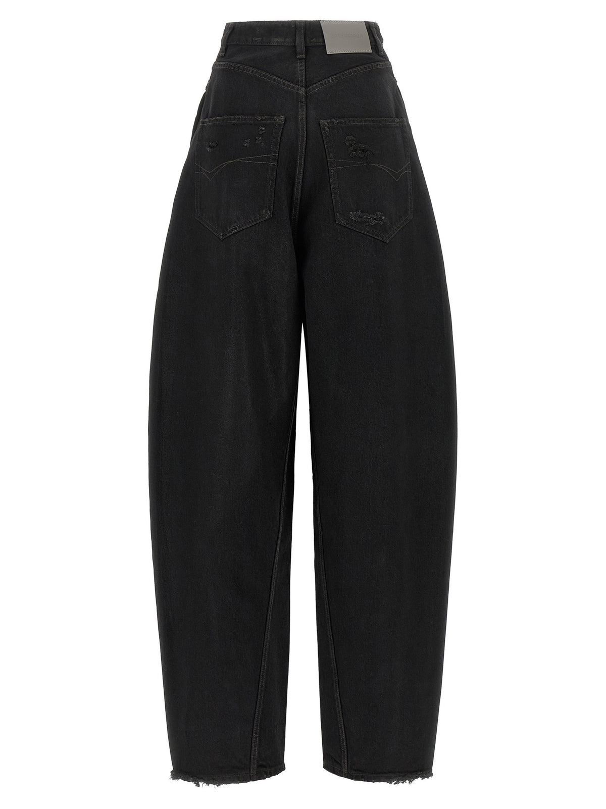 Balenciaga Barrel Leg Jeans Black, view 2