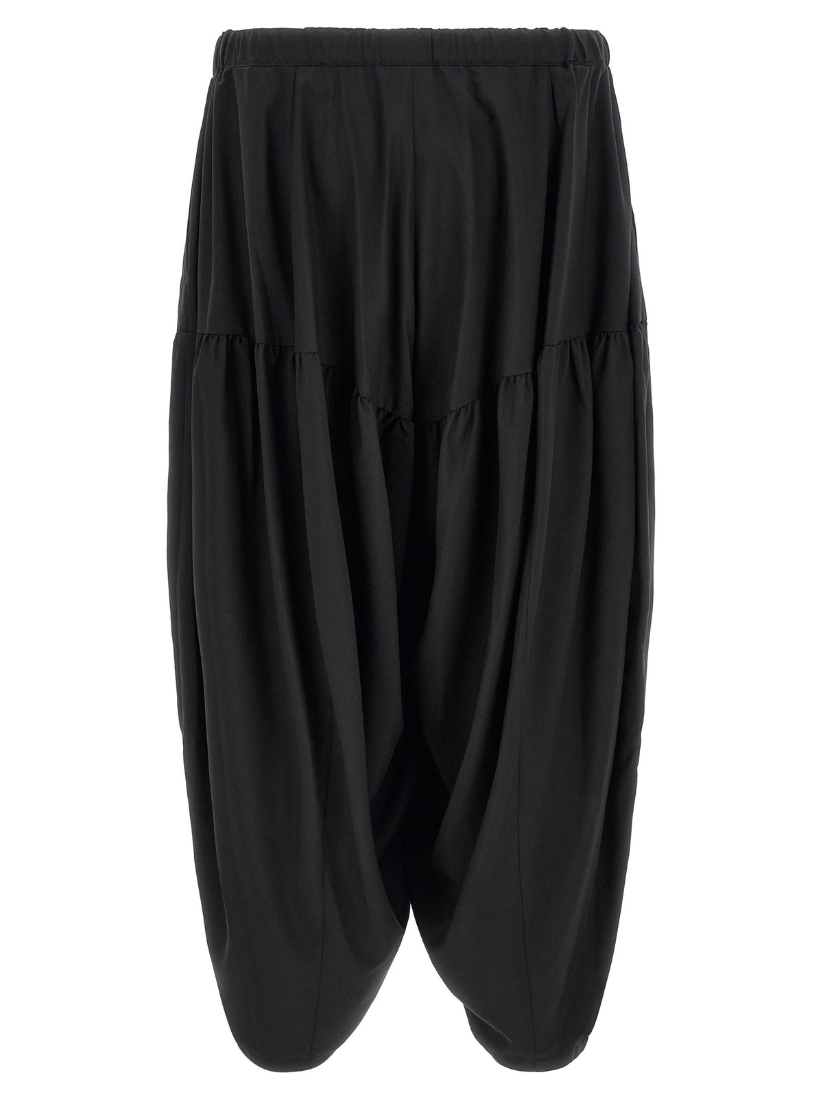 Comme Des Garcons Black Barrel Leg Pants Black, view 2