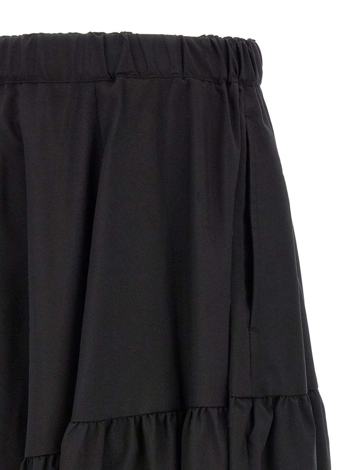 Comme Des Garcons Black Barrel Leg Pants Black, view 4
