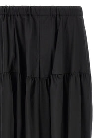 Comme Des Garcons Black Barrel Leg Pants Black, view 3