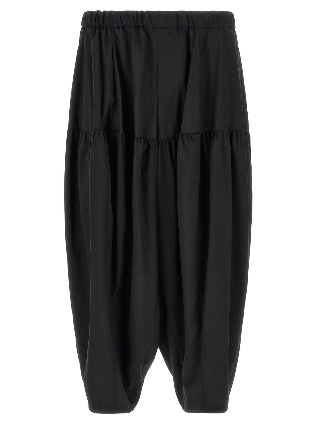 Comme Des Garcons Black Barrel Leg Pants Black