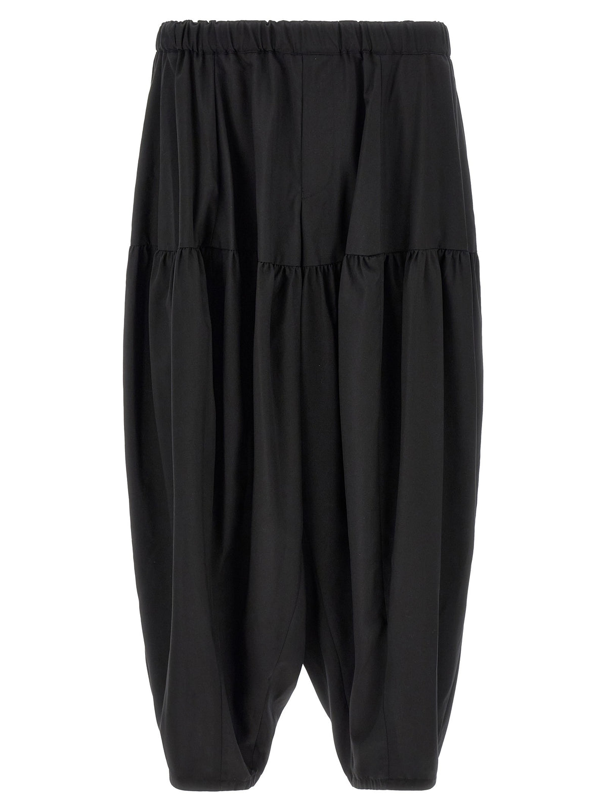 Comme Des Garcons Black Barrel Leg Pants Black