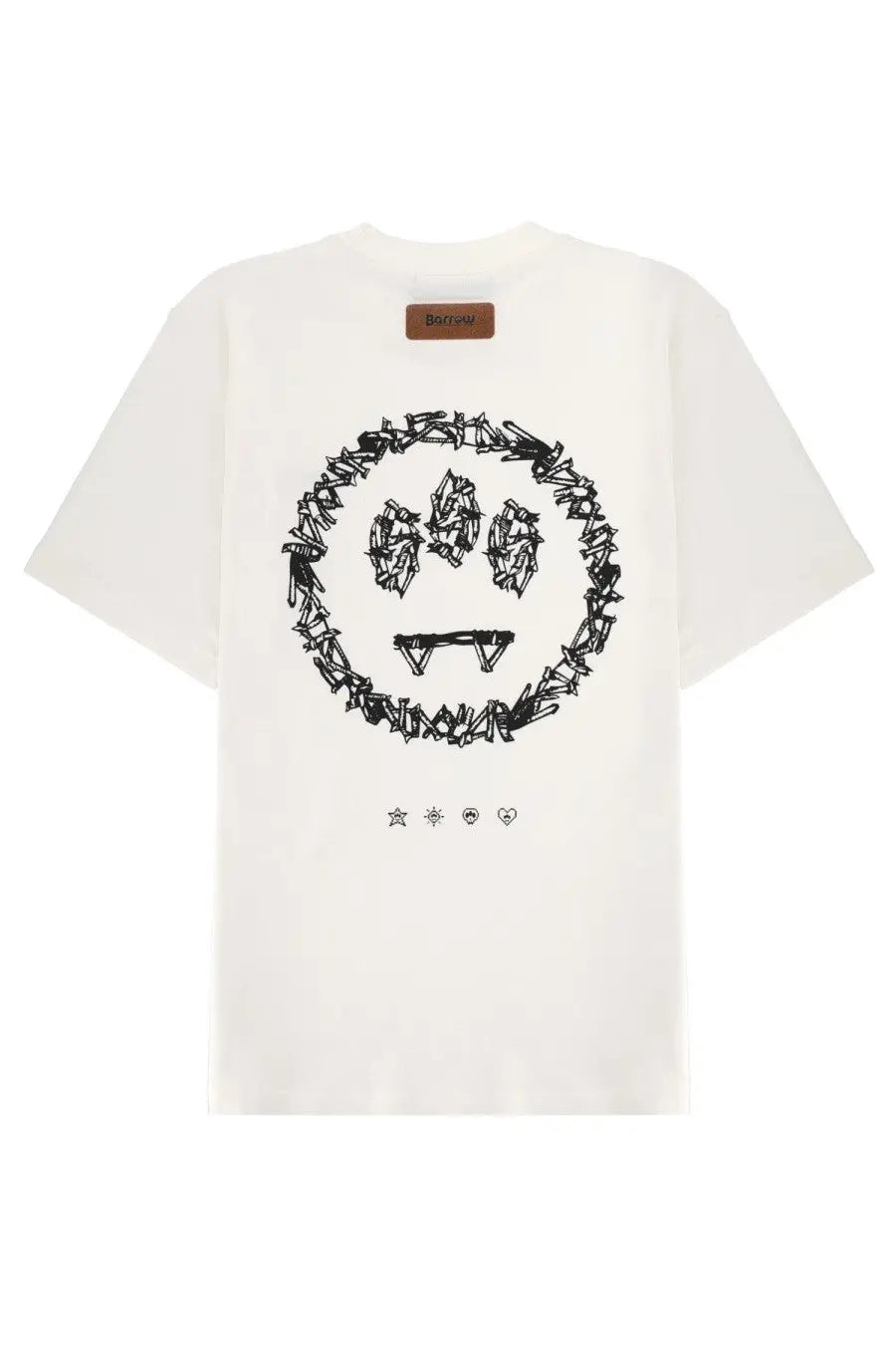 Barrow Unisex Printed Shirt White, view 2