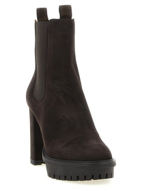 Gianvito Rossi Barry Ankle Boots Brown