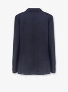 Dries Van Noten Women's Barrysta Wool Blazer Blue, view 2
