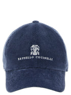 Brunello Cucinelli Baseball Cap Blue