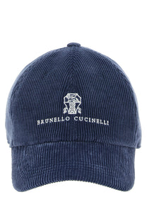 Brunello Cucinelli Baseball Cap Blue