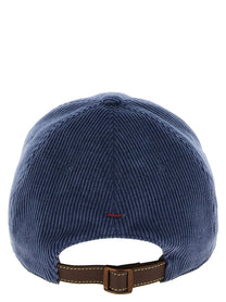 Brunello Cucinelli Baseball Cap Blue, view 3