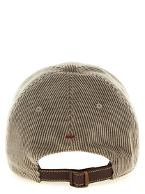Brunello Cucinelli Baseball Cap Grey