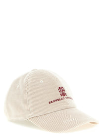 Brunello Cucinelli Baseball Cap White