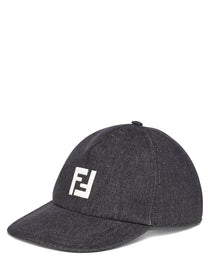 Fendi Unisex Baseball Cap Black