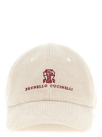 Brunello Cucinelli Baseball Cap White