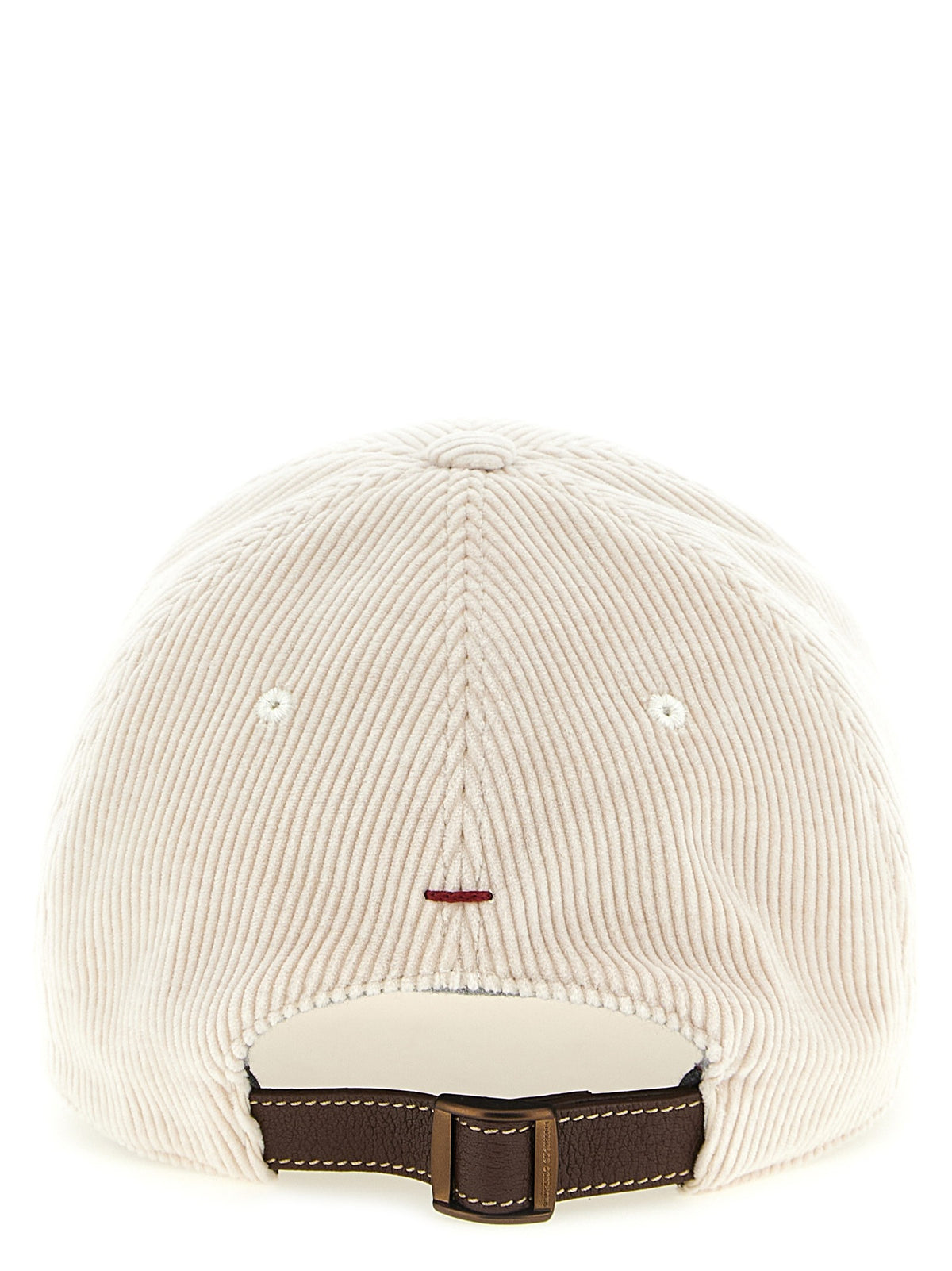 Brunello Cucinelli Baseball Cap White, view 3