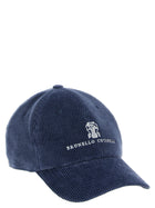 Brunello Cucinelli Baseball Cap Blue, view 2