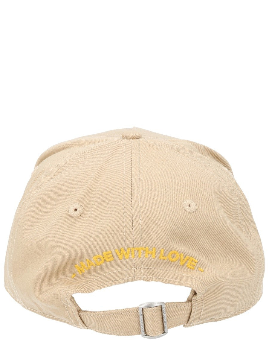 Dsquared2 Men's Baseball Hat Beige