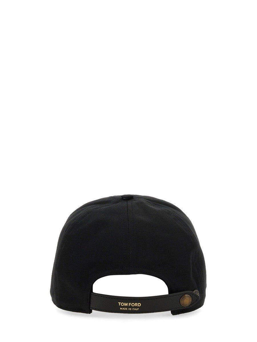 Tom Ford Men's Baseball Hat Black