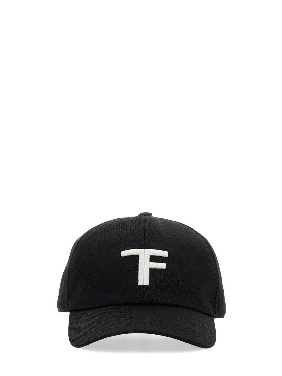 Tom Ford Men's Baseball Hat Black