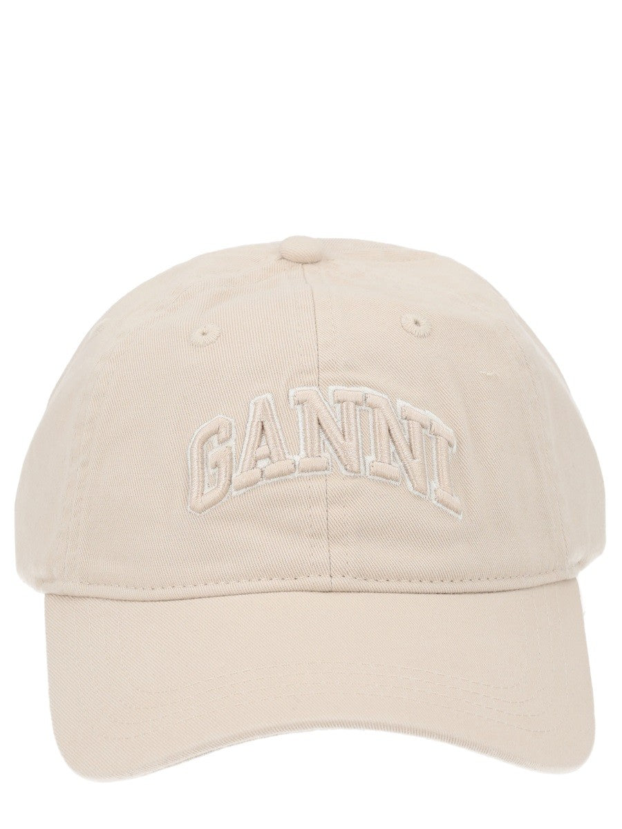 Ganni Women's Baseball Hat White