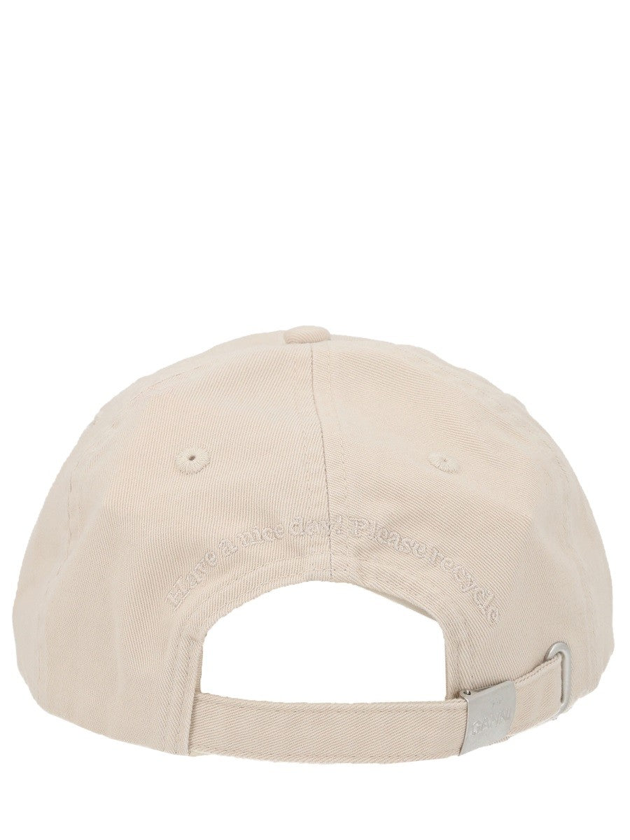 Ganni Women's Baseball Hat White