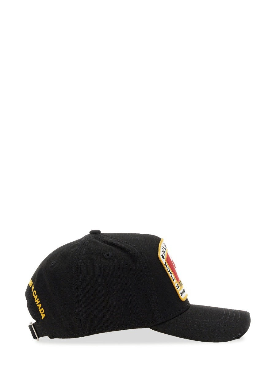 Dsquared2 Men's Baseball Hat Black Dsquared2