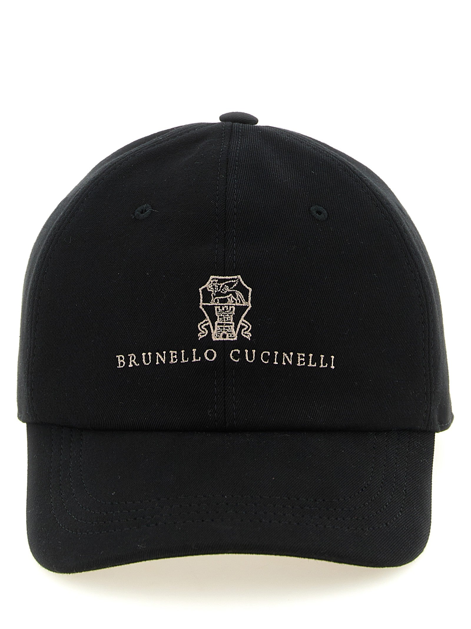 Brunello Cucinelli Baseball Hat Black
